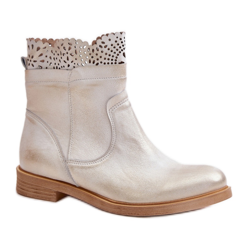 Step in style Bottes Modèle Lewski 3624 Gold Rubbed - Entrez avec style jaune