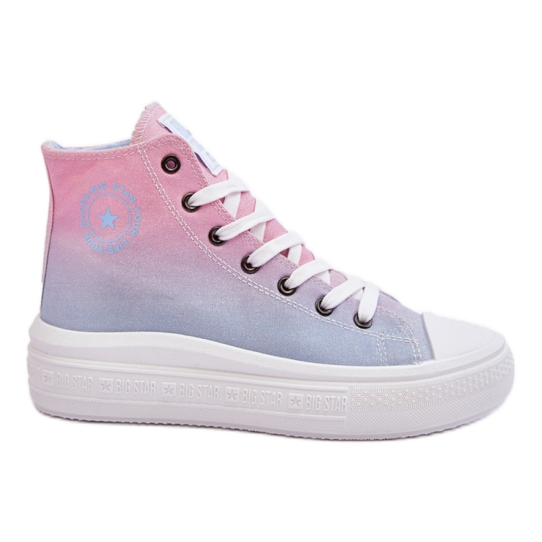 Step in style Baskets Modèle Big Star LL274A191 Rose/Bleu - Entrez dans le style multicolore