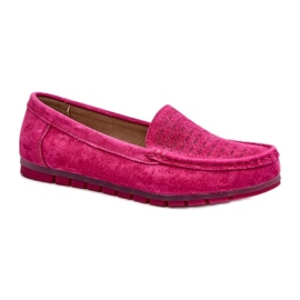 Step in style Mocassins Modèle S.Barski LR755 Fuchsia - Entrez avec style rose