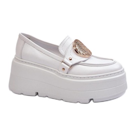 Step in style Mocassins Modèle Zazoo 3458 Blanc - Entrez avec style