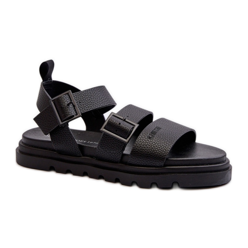 Sandales plateforme femme Big Star, noir le noir