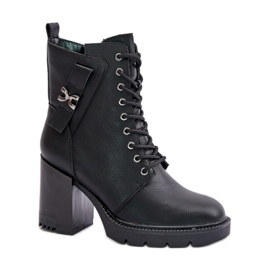 Jezzi Bottines femme Noir le noir