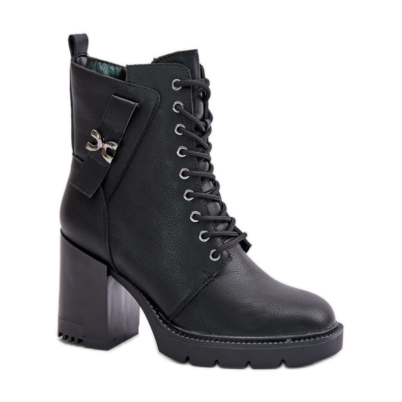 Jezzi Bottines femme Noir le noir