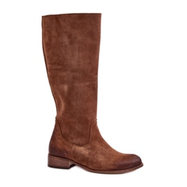 Step in style Bottes Modèle Lewski 3616 Marron Daim - Entrez avec style brun