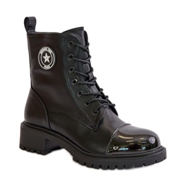 Bottes de travail pour femmes noires le noir