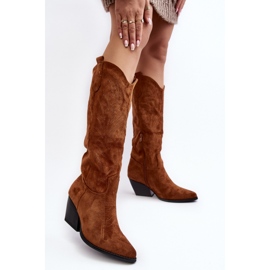 Step in style Bottes Modèle Sloana WZ688-12 Camel Suede - Entrez avec style brun