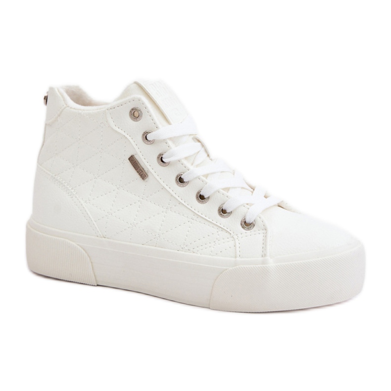 Baskets isolées femme Big Star White blanche