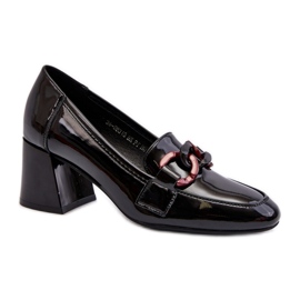 Escarpins à talons hauts pour femmes Noir/Rose le noir