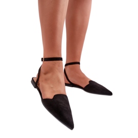 Ballerines pointues femme Noir le noir