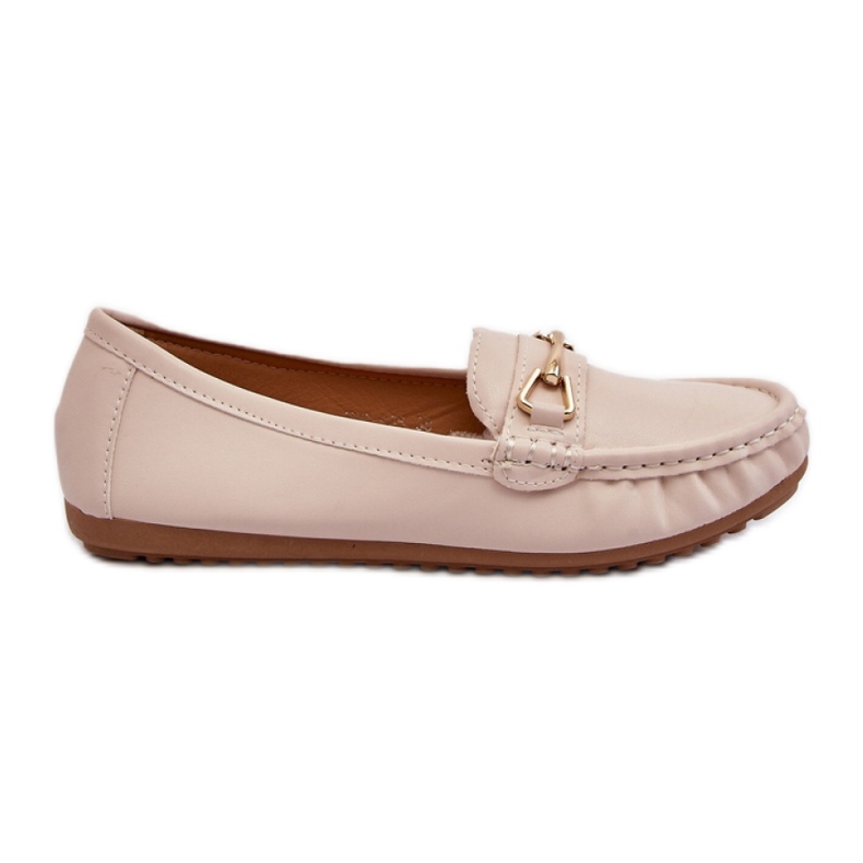 Mocassins classiques à décor Beige