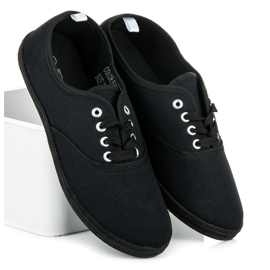 Baskets à lacets New Age noir