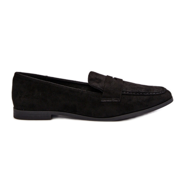Mocassins classiques pour femmes Noir le noir