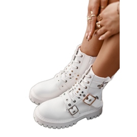 Baggies femme avec boucles blanches
