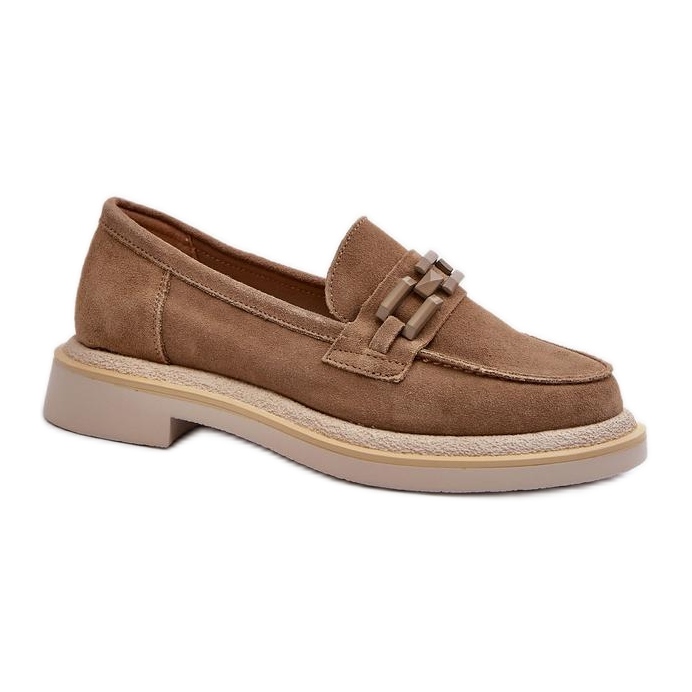 S.Barski Mocassins plats femme marron brun S.Barski Mocassins plats femme marron brun