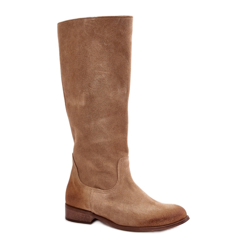 Step in style Bottes Modèle Lewski 3616 Beige Daim - Entrez avec style