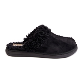 Inblu Chaussons femme noirs avec fourrure