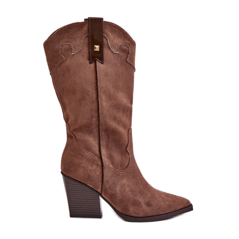 Santiags marron pour femme brun Santiags marron pour femme brun