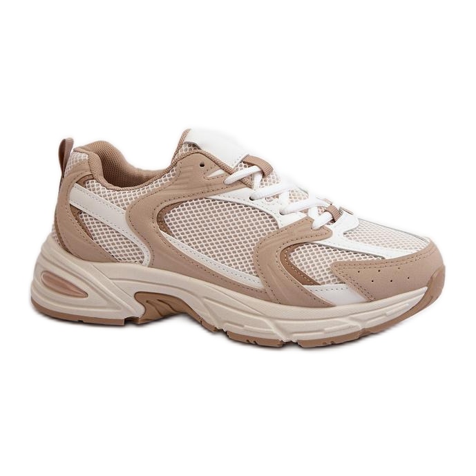 Chaussures de sport beiges pour femmes