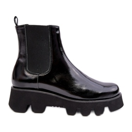 Laura Messi Bottines plates femme noires