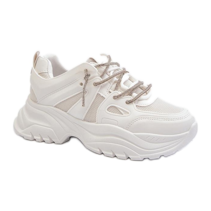Chaussures de sport à plateforme blanches Chaussures de sport à plateforme blanches