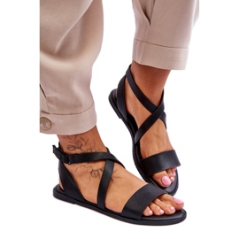 Sandales à brides femme Big Star Black noir