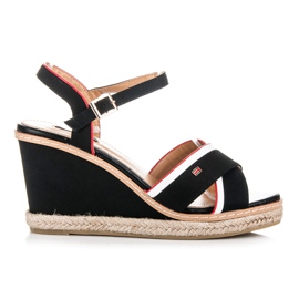 Vices Sandales à talons hauts pour femmes noir