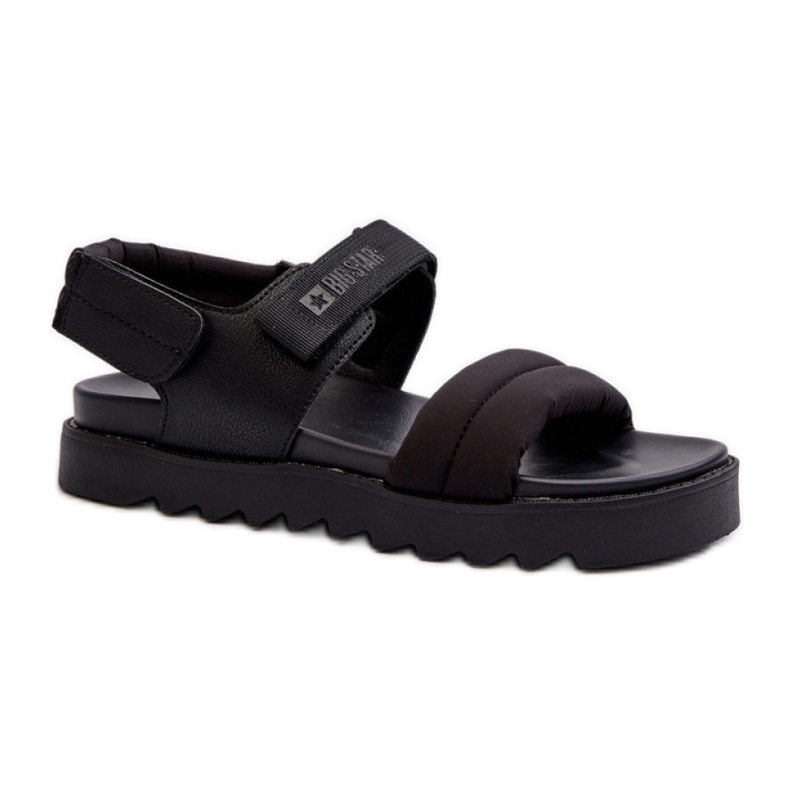Sandales plateforme femme Big Star Noir le noir