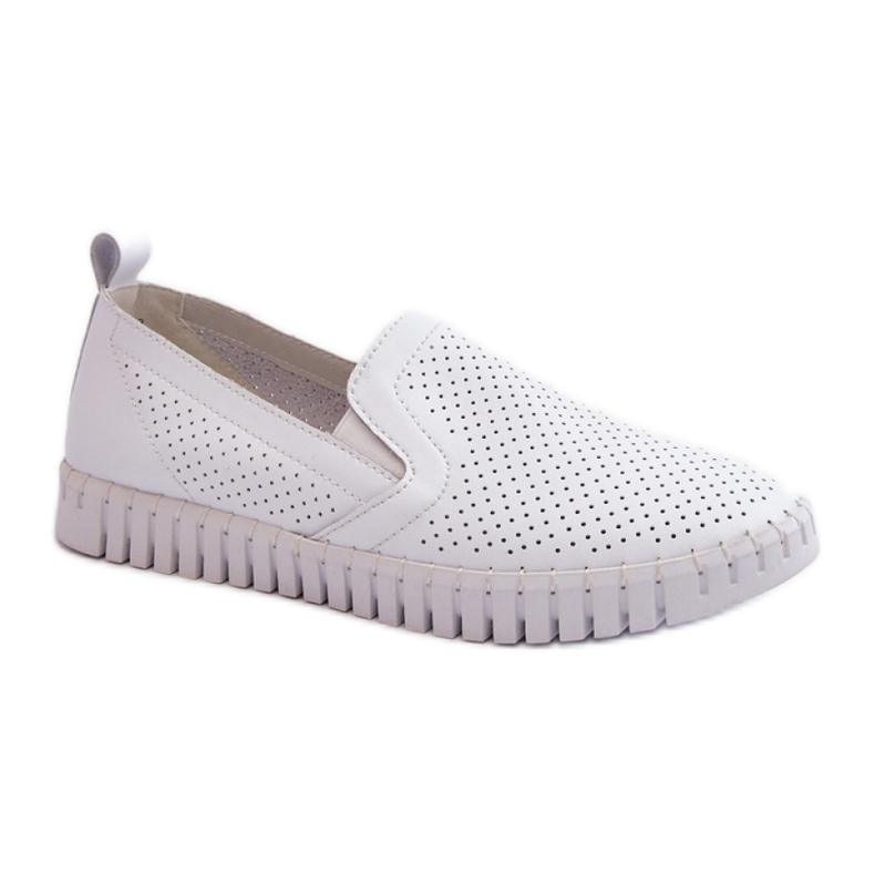 Vinceza Chaussures ajourées femme Blanc blanche