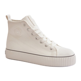 Baskets pour femmes sur la plateforme Big Star White blanc