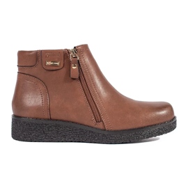 Bottes isolées confortables en cuir marron par Sergio Leone brun Bottes isolées confortables en cuir marron par Sergio Leone brun