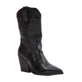Bottes de cowboy noires pour femmes