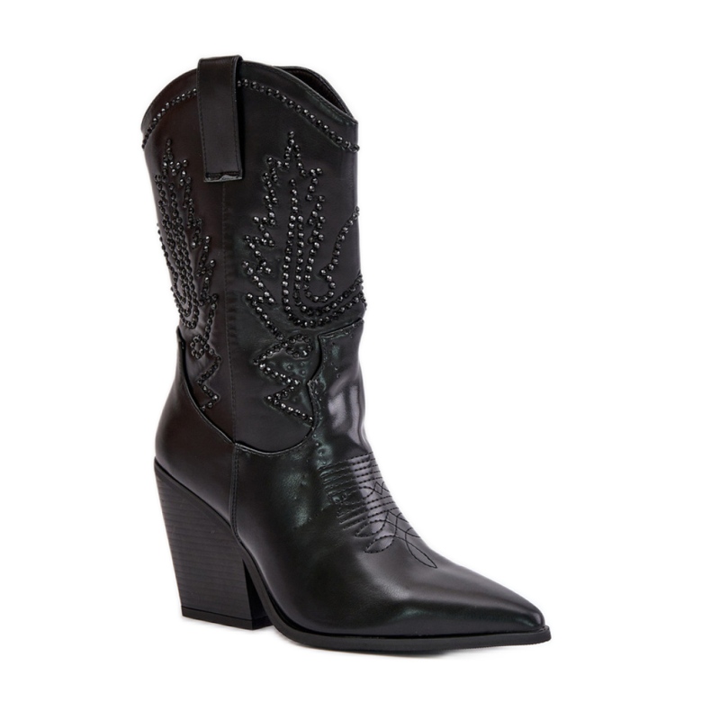Bottes de cowboy noires pour femmes le noir Bottes de cowboy noires pour femmes le noir