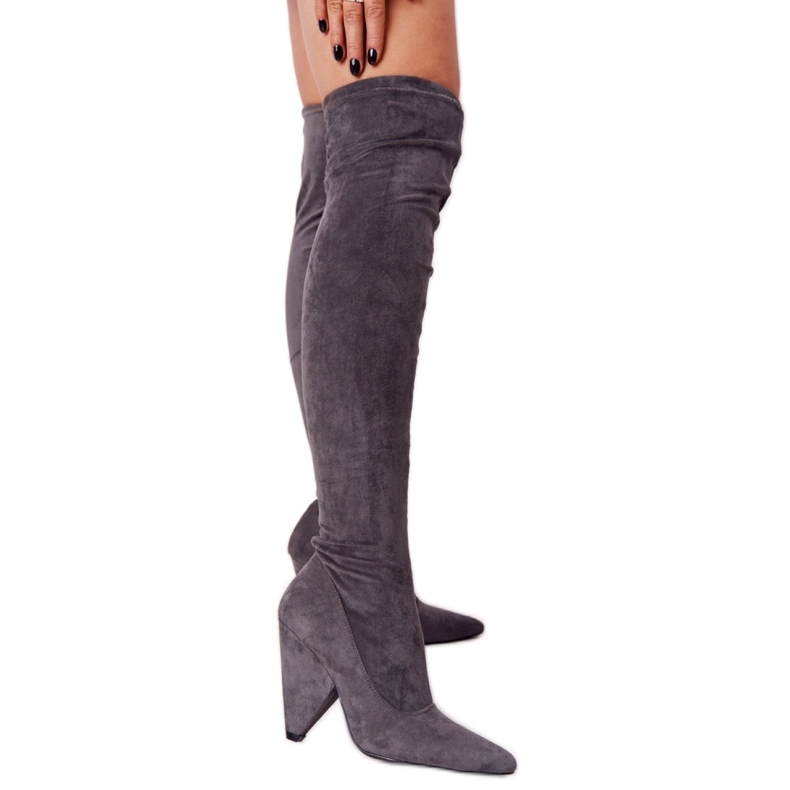 Step in style Bottes Modèle Lu Boo XW37356 Gris Daim - Entrez avec style