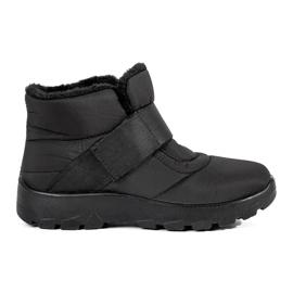 Bottes de neige confortables noires pour femmes