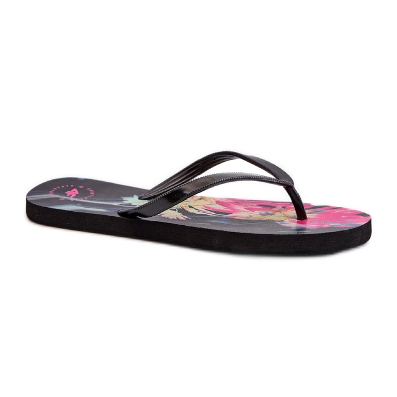 Step in style Sandale tongs Modèle 4FRMM00FFLIF138-90S Multicolore - Entrez avec style le noir