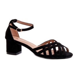 Step in style Sandales Modèle Monsha JH295P Noir - Entrez avec style le noir