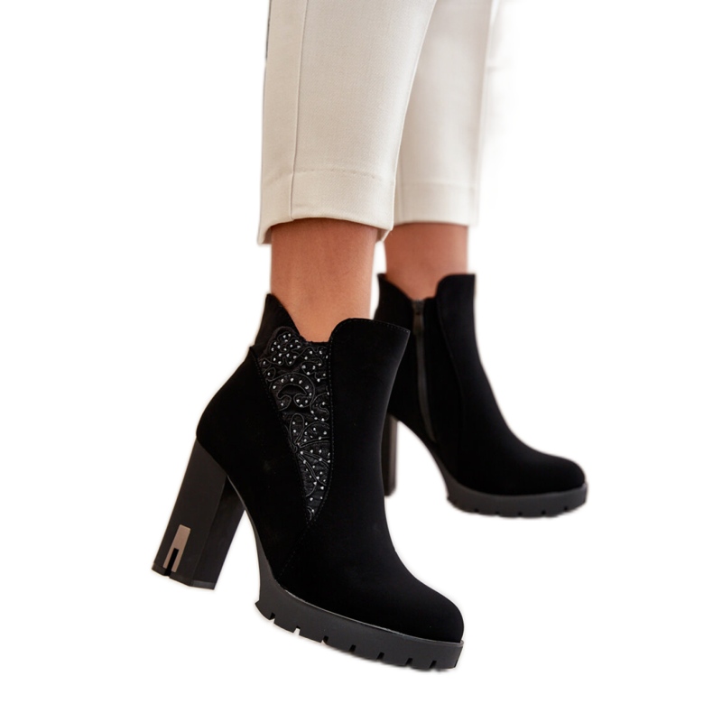 Step in style Bottes Modèle Verissae NS329P Noir - Entrez avec style le noir