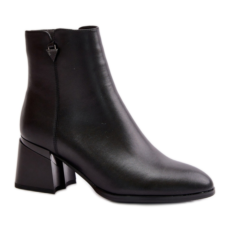 Step in style Bottes Modèle Vinceza 77106 Cuir Noir - Entrez avec style le noir