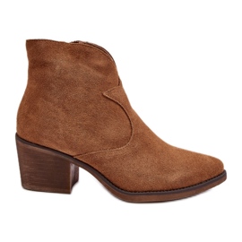 Step in style Bottes Modèle Da SN622-29 Camel Daim - Entrez avec style brun