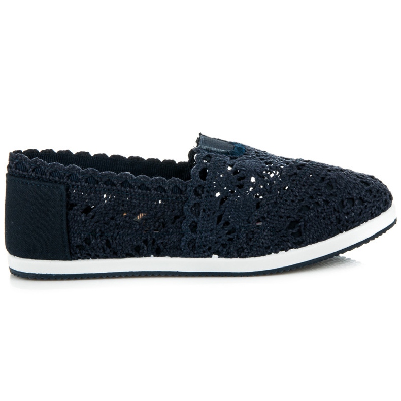 Seastar Slippers en dentelle bleu marine Seastar Slippers en dentelle bleu marine