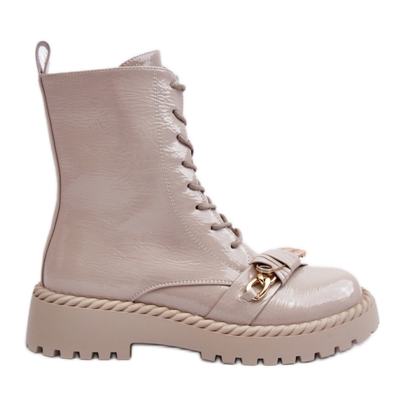 Step in style Bottes Modèle Da MR870-67 Laque Gris Clair - Entrez avec style