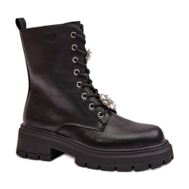 Step in style Modèle Workers Kristines LQ-122 Noir - Entrez dans le style le noir