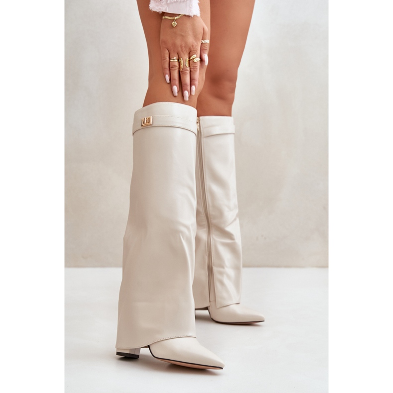Step in style Bottes Modèle Avamora CLS-296 Beige Clair - Entrez avec style