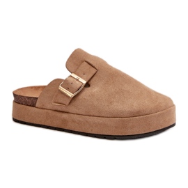 Step in style Chaussons Modèle Terilain TL8-123 Beige Foncé - Entrez avec style Step in style Chaussons Modèle Terilain TL8-123 Beige Foncé - Entrez avec style