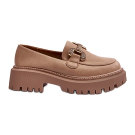 Step in style Mocassins Modèle Gargi H8-309 Beige Foncé - Entrez avec style