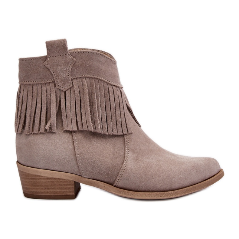 Step in style Bottes Modèle Zazoo 3430 Cappuccino - Entrez avec style beige