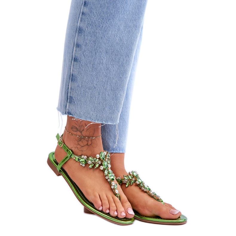 Step in style Sandales Modèle Lenisa H8-291 Vert - Entrez avec style