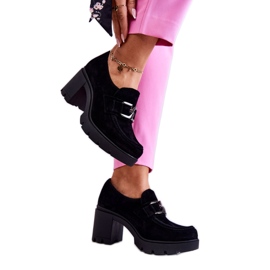 Step in style Chaussures Modèle Harmell 20097 Noir Daim - Entrez avec style