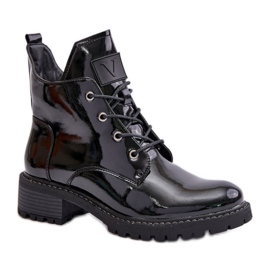 Step in style Bottes Modèle Vinceza 58136 Vernis Noir - Entrez avec style le noir