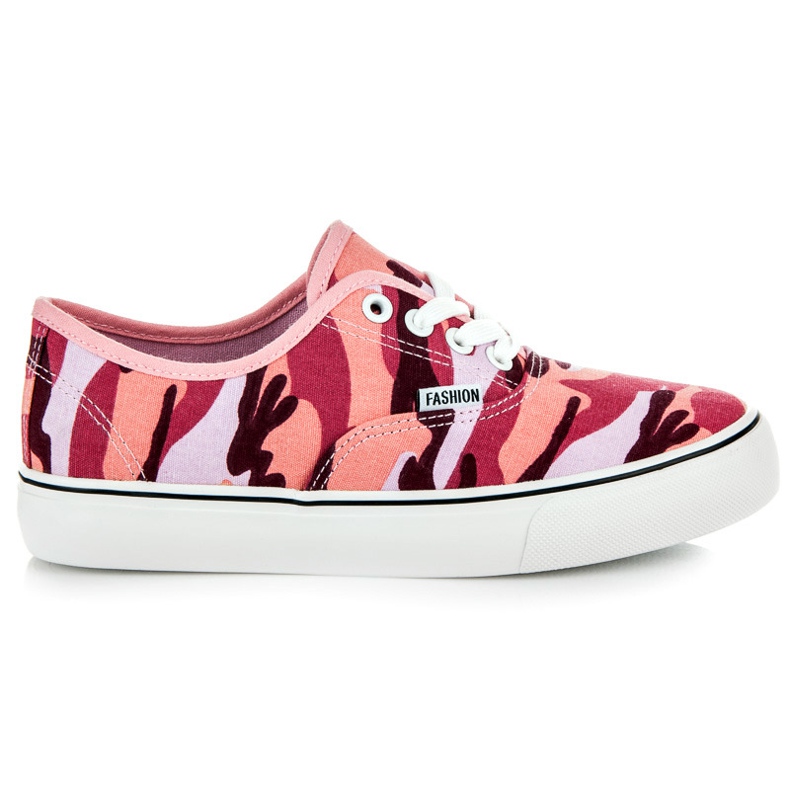L&H Baskets à lacets camouflage multicolore